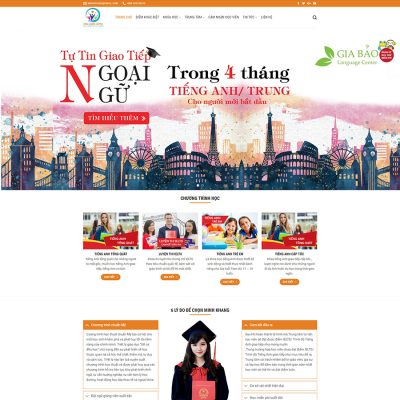 Web trung tâm tiếng anh