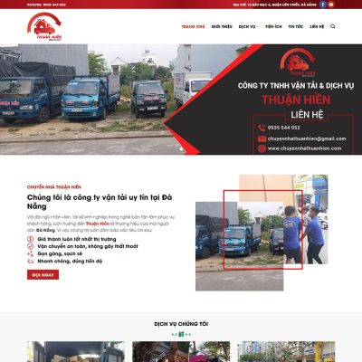 Theme wordpress dịch vụ chuyển nhà