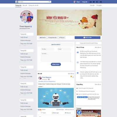 Theme wordpress Facebook