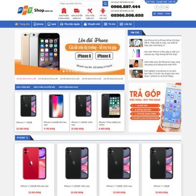 Theme wordpress bán iphone