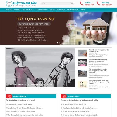 Theme wordpress công ty luật 01