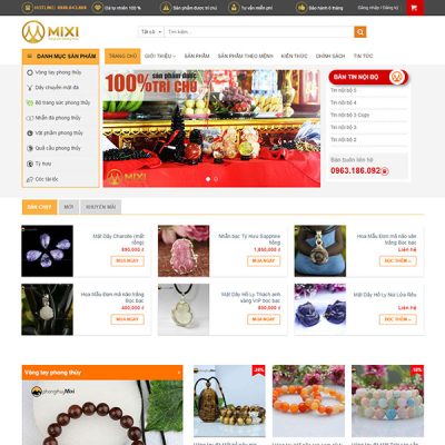 Web phong thủy Mixi