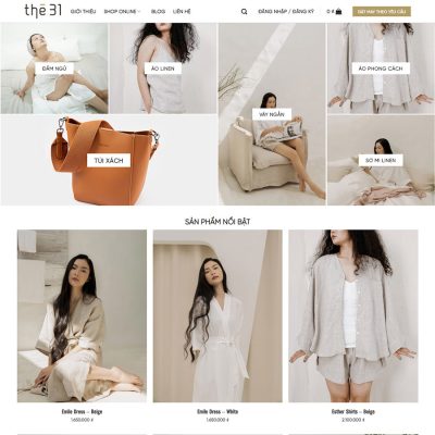 Theme wordpress flatsome thời trang 04