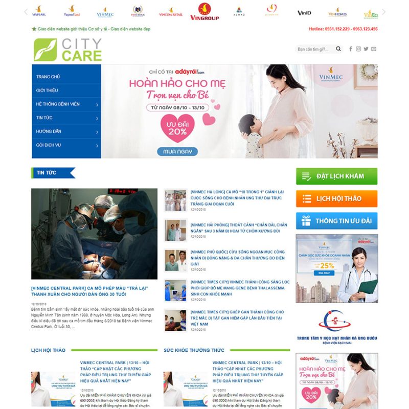 Mẫu web tin tức 04