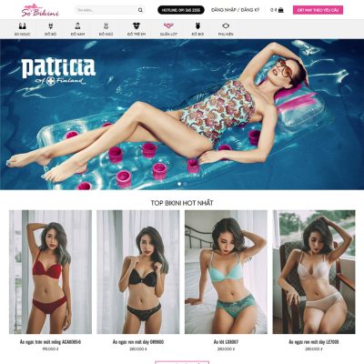 Theme wordpress bán bikini